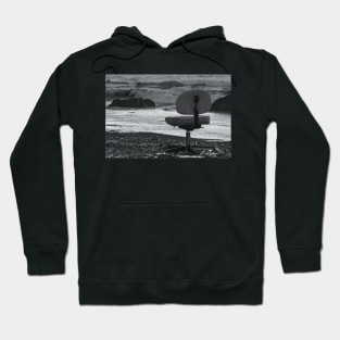 Chair of Oceanography (bw) Hoodie